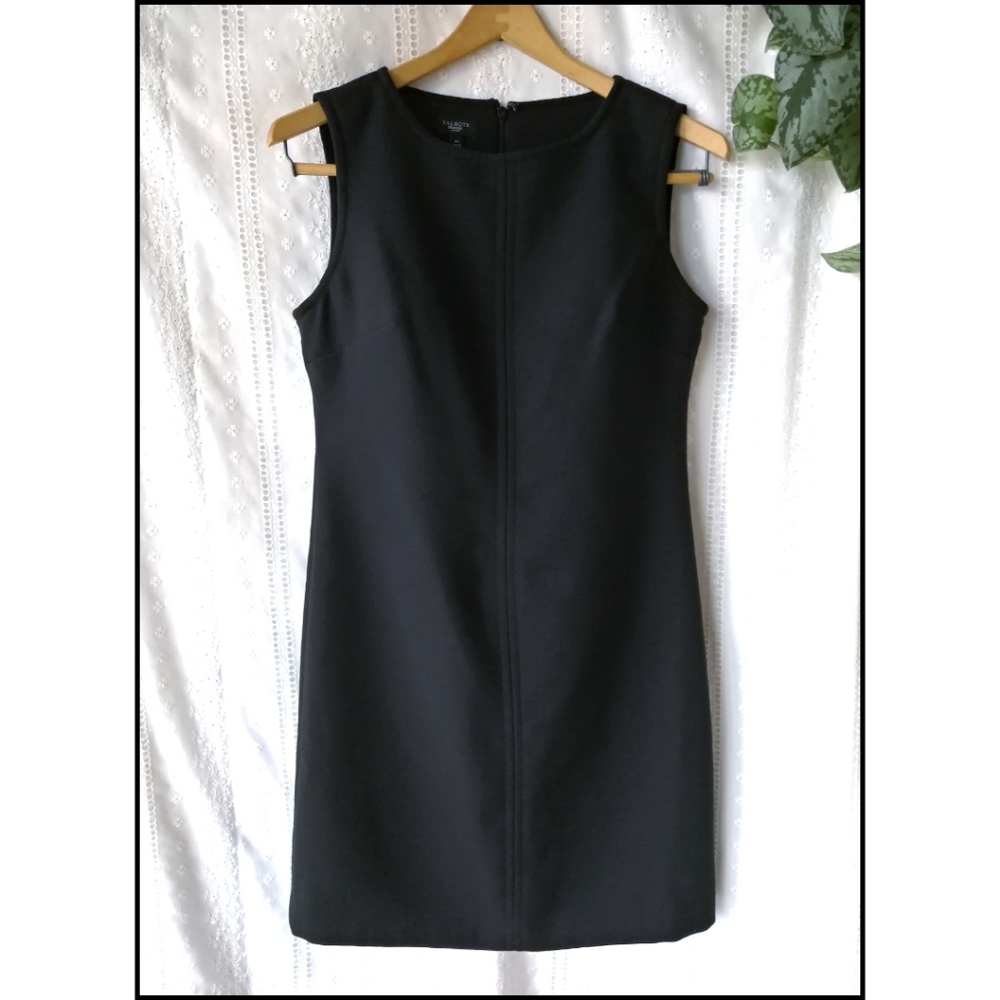 Talbots Wool Blend Black Dress 6P